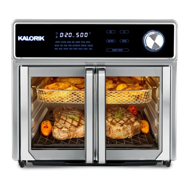 Kalorik MAXX Family 26L Air Fryer Grill Ofen Edelstahl