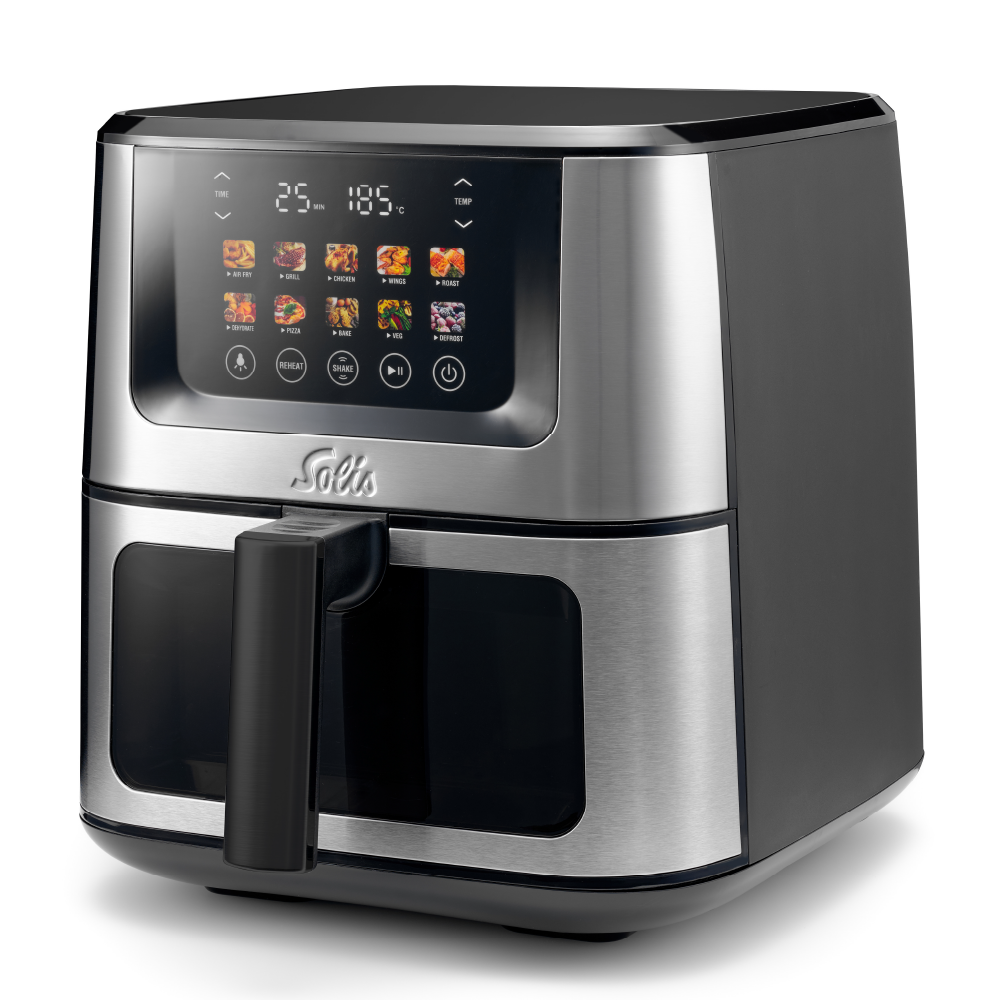 Solis Air Fry & Dry XL Heissluftfritteuse Schwarz 7,5L