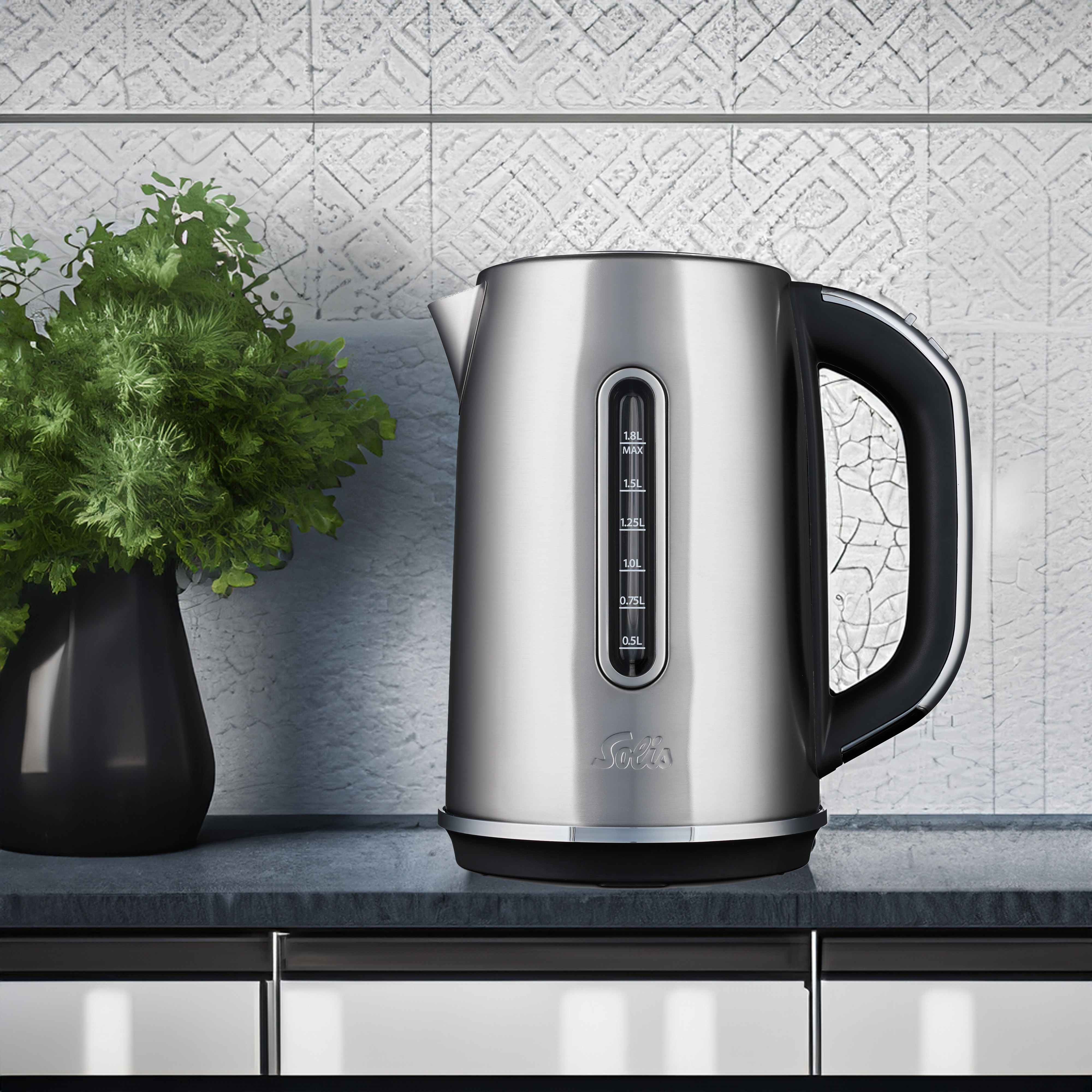 Solis Flexi Temp Kettle Wasserkocher 40-100°C Tee-Modus