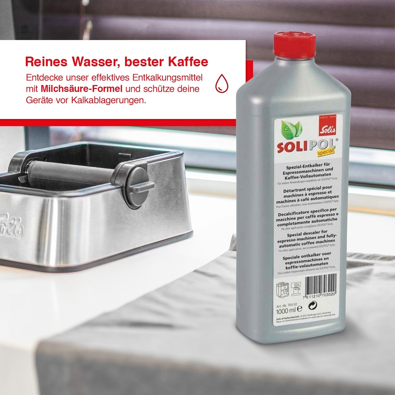 Solis Solipol Special Entkalker flüssig Milchsäure 250 ml