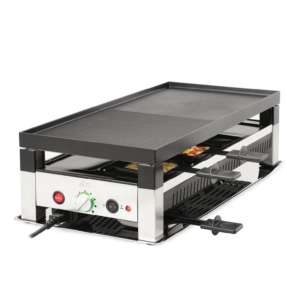 Solis 5 in 1 Table Grill Tischgrill für 8 mit Wok Pizza