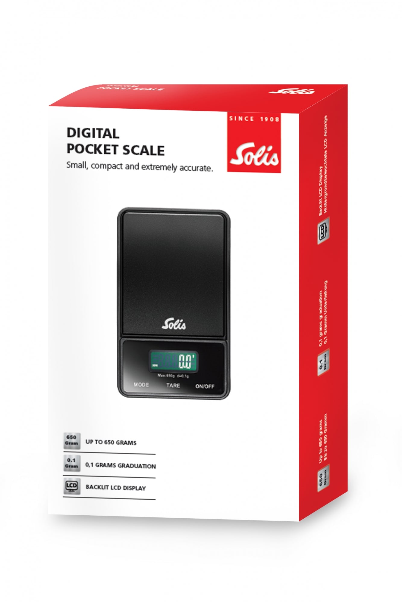 Solis Barista 1030 Feinwaage digital 650g 0,1g Kaffee