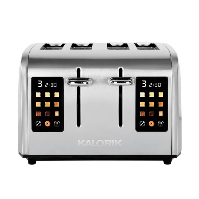 Kalorik Toasters 4-Scheiben Toaster Touchscreen Edelstahl
