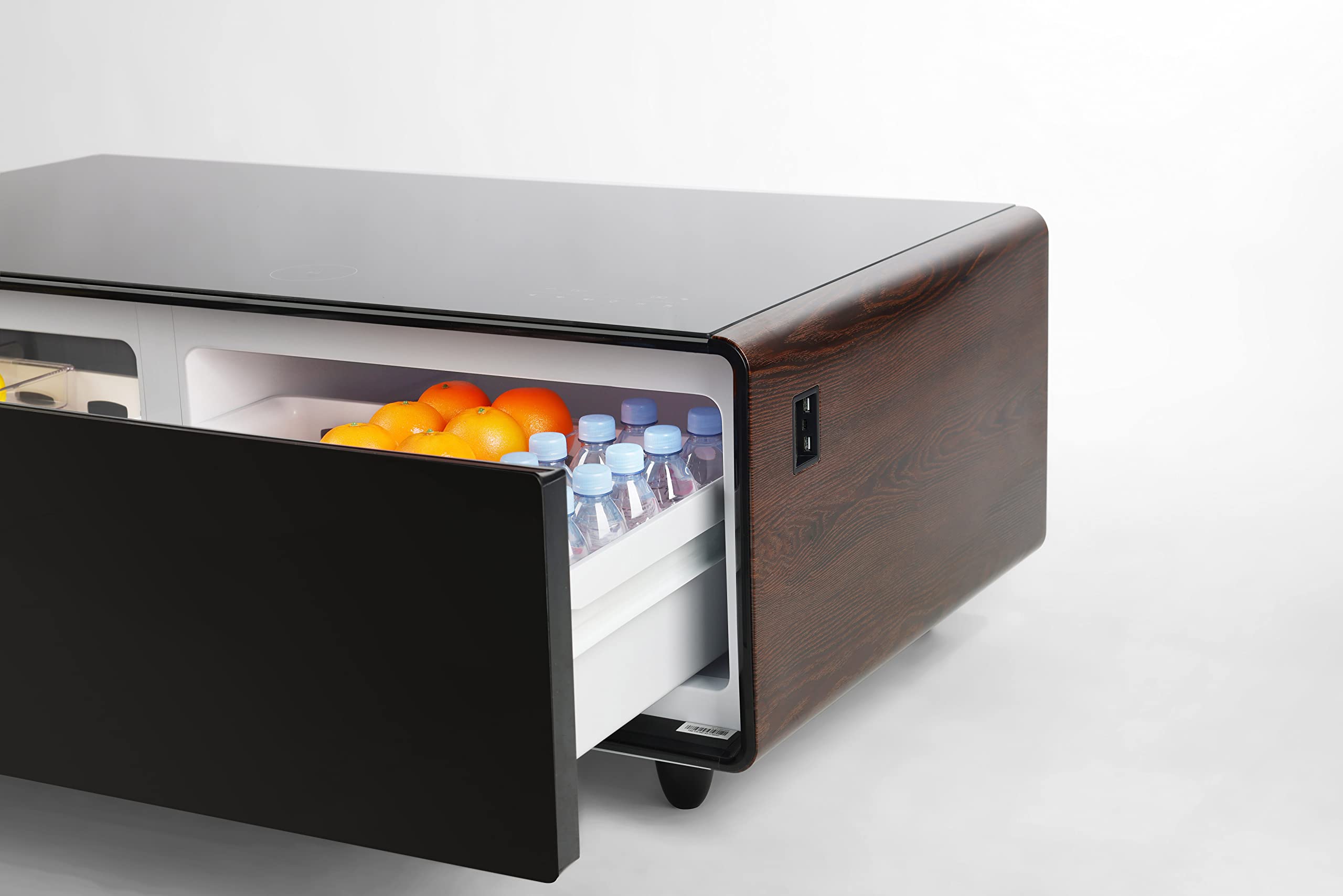 Caso Sound & Cool Wood Kühltisch Wood 135 l Bluetooth
