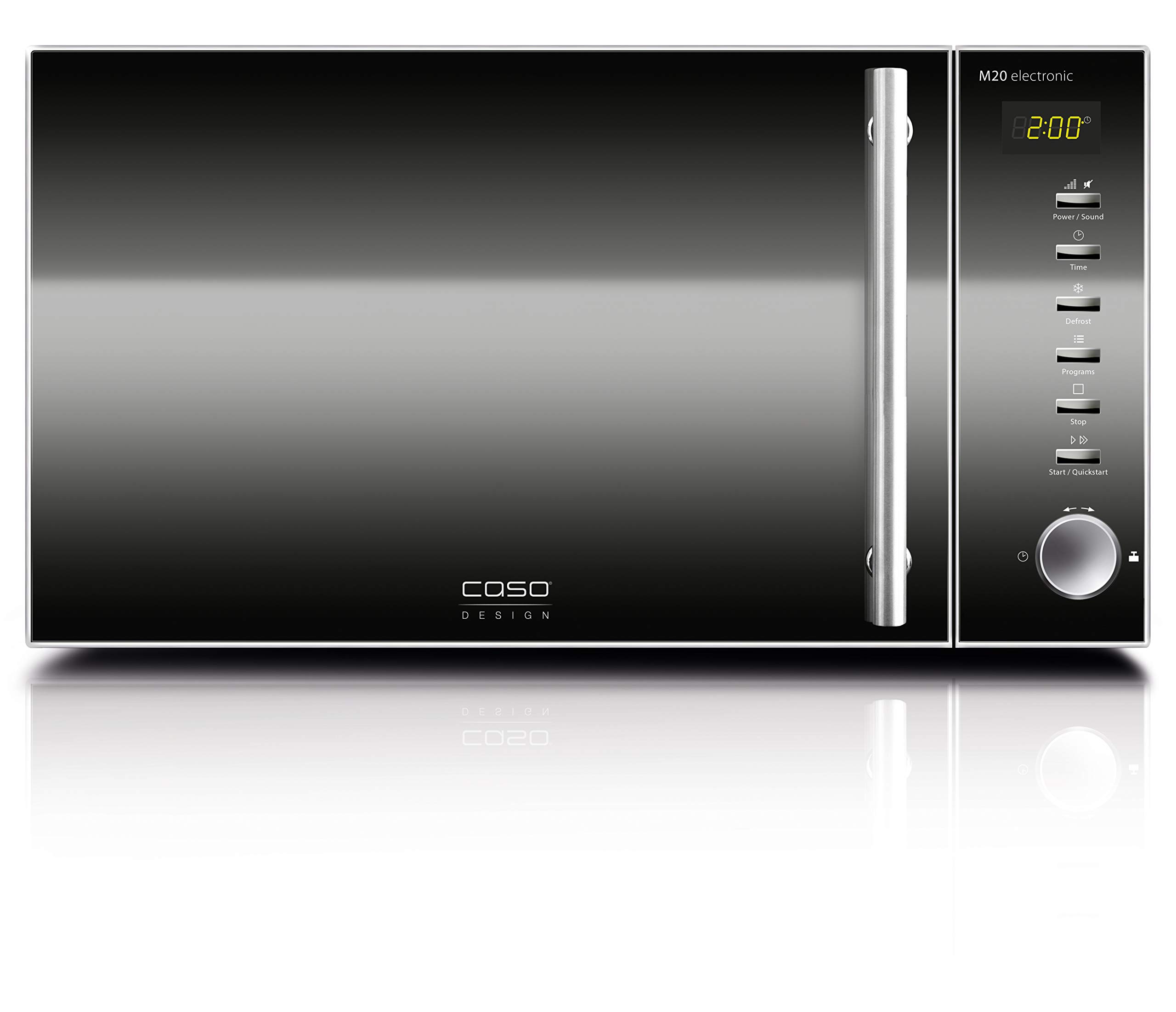 CASO M 20 Electronic Mikrowelle 20L 800W Edelstahl