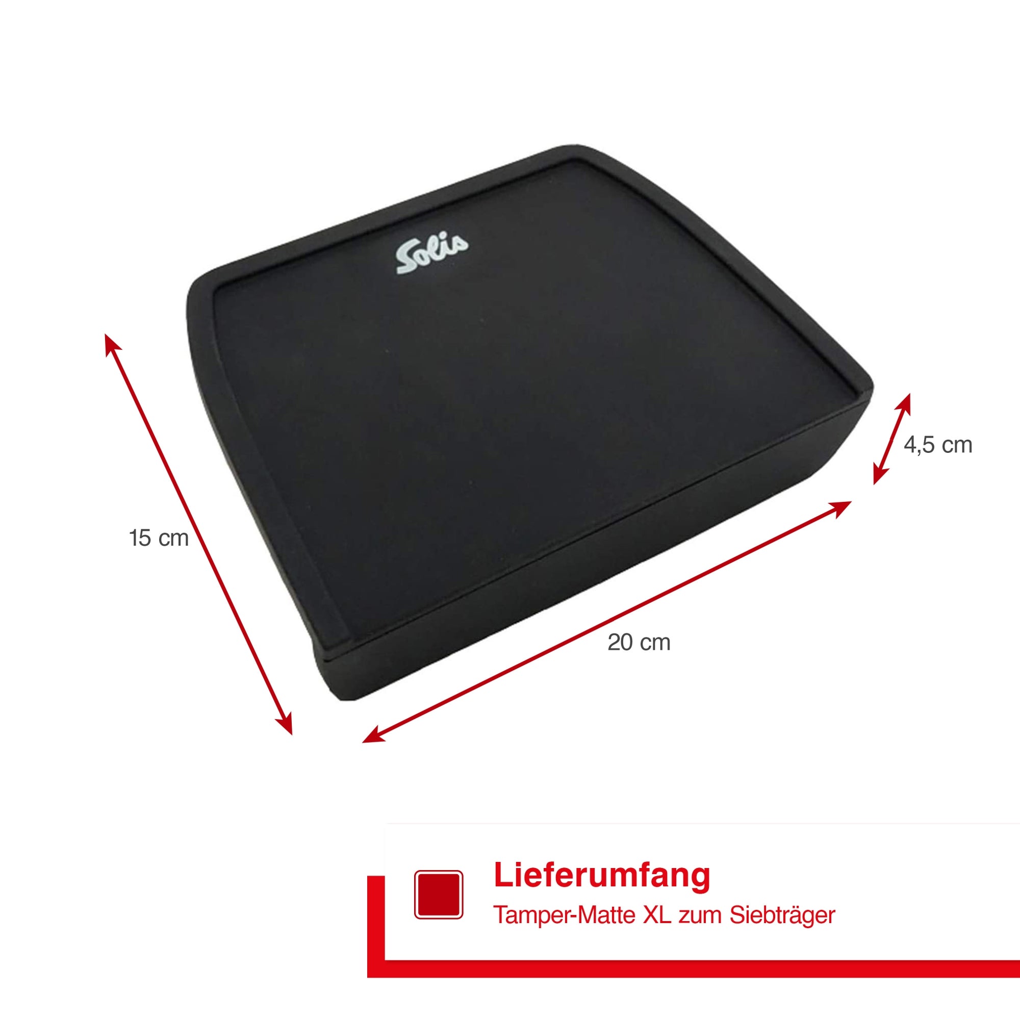 Solis Barista Perfetta Plus Tampingmatte für Siebträger