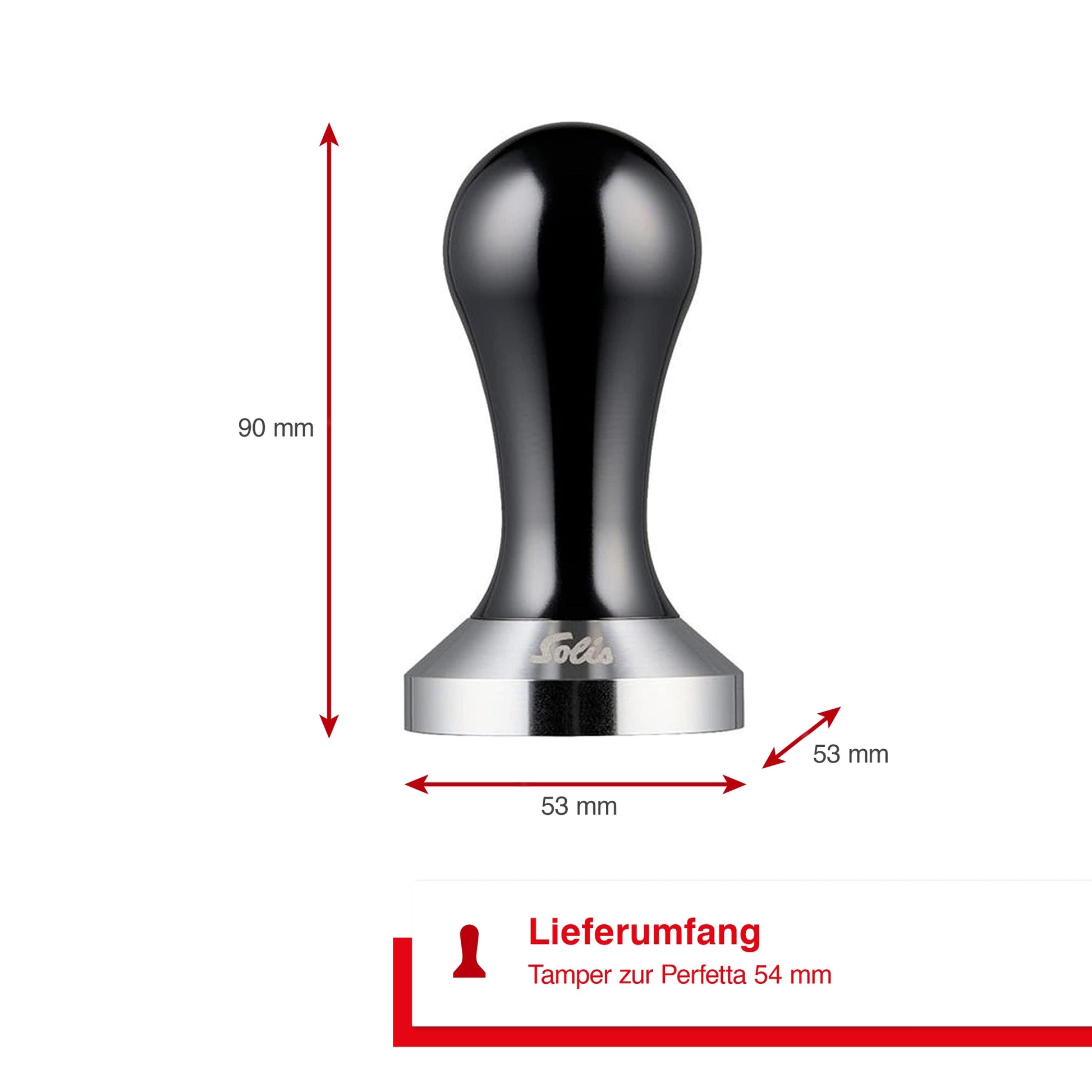 Solis Barista Perfetta Plus Tamper 54mm 360g