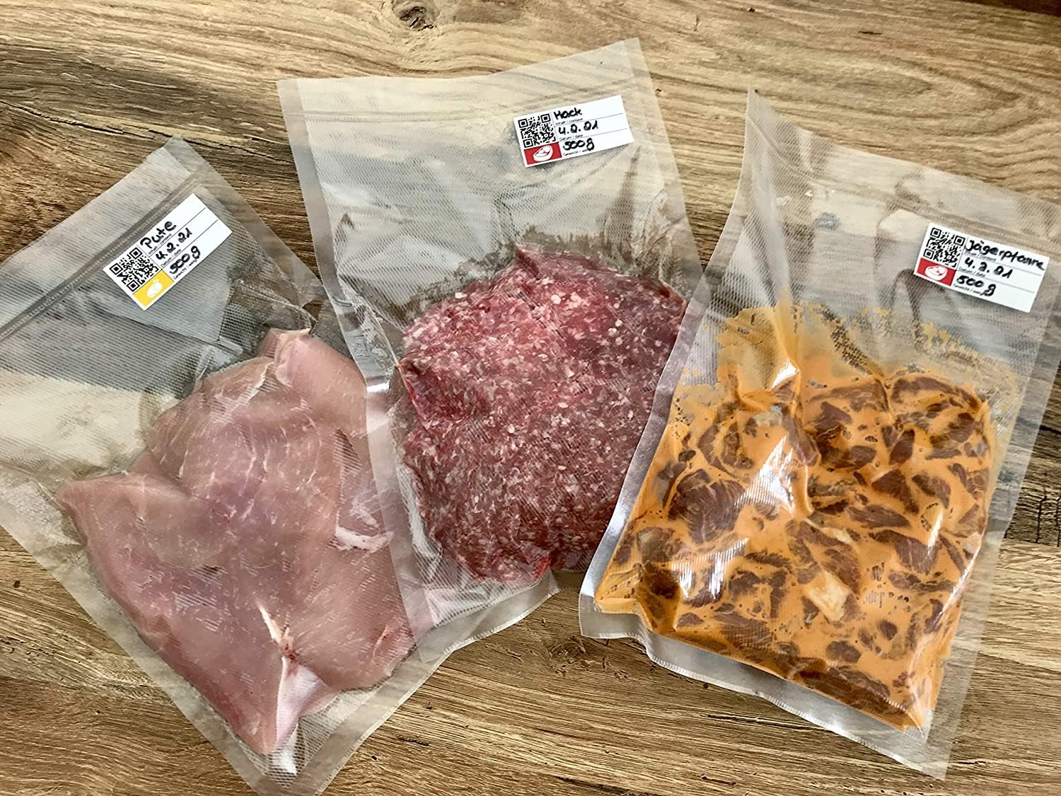 CASO Profi-Folien Set 3 Vakuumbeutel Rollen 150µm