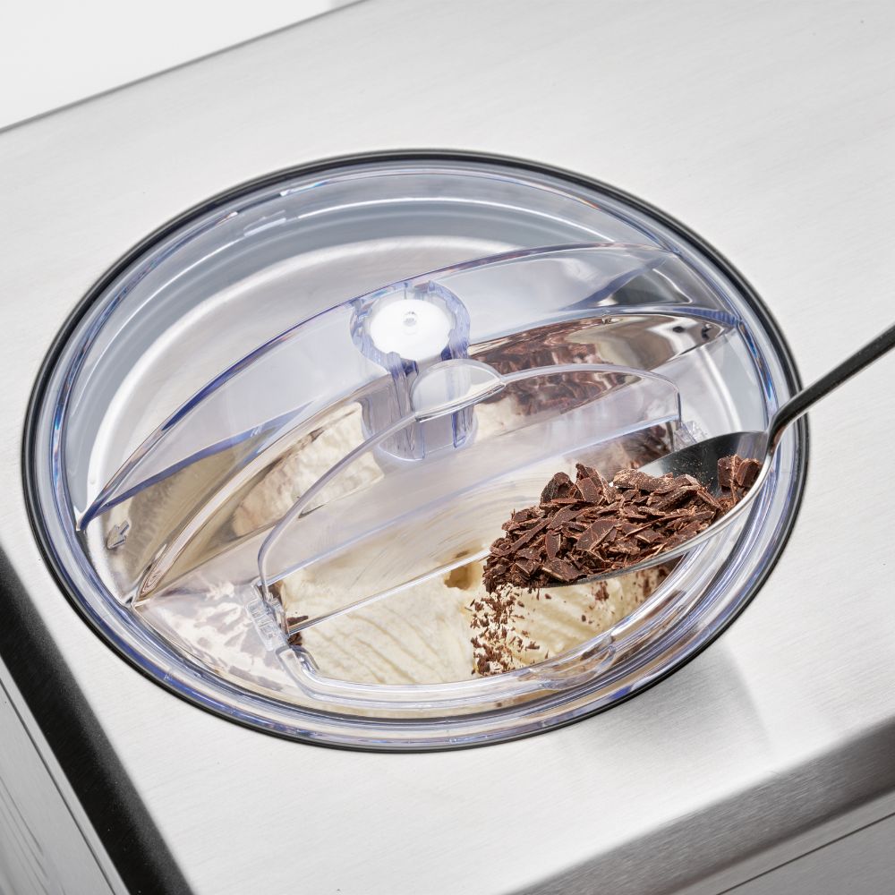 Solis Gelateria Pro Touch 3in1 Eismaschine Edelstahl
